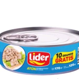 Atun Lider desmenúzado Al Agua 170gr