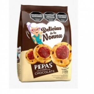Galletitas Delicias De La Nonna Pepas Con Chips De Chocolate 320gr