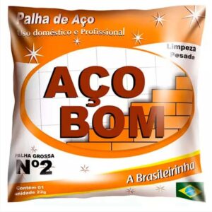 Lana De Acero Aco Bom Individual Nº2 Gruesa